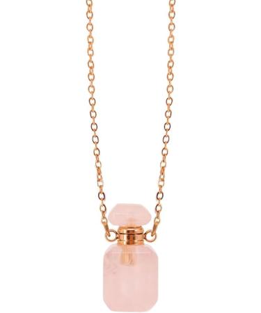 Stainless Steel Oil Diffuser Bottle Pendant Necklace | Women's Choker Jewelry - Buy Online on GoSupps.com