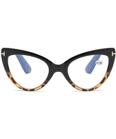 XINGNIAN Oversized Cat Eye Reading Glasses for Women - Fashionable Tortoise Blue Light Blocking Readers 1.5x - Buy Online on GoSupps.com