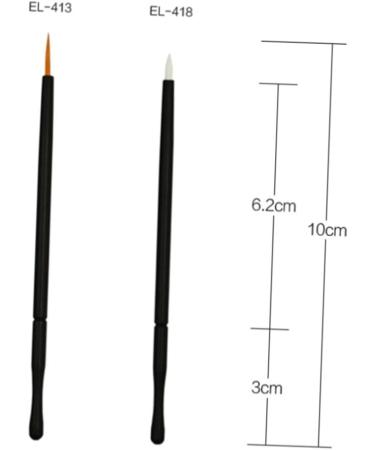 VINTORKY 50pcs Eye Makeup Tools Eyeliner Brush Thin Angled Eyeliner Wand Eyeliner Brush for Liner White - Buy Online on GoSupps.com