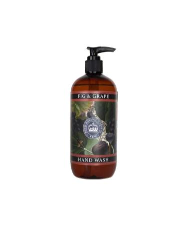 The English Soap Company Kew Gardens Luxury Hand and Body Wash Refreshing Botanical Wash with a Rich Lather Enriched with Soothing Aloe Vera and Vitamin E Fig and Grape Scent 500ml Fig & Grape