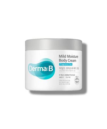 Derma:B Mild Moisture Body Cream Fragrance Free 14.54 fl oz (430 ml)