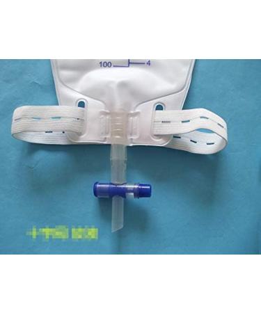 Easy-Tap Leg Bag Urinary Drainage Bag  750ml  30 Inch PVC Extension Tubing  Anti-Reflux Valve  Cloth Straps  Easy Flip Drain (Pack of 3) - Buy Online on GoSupps.com