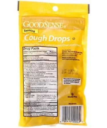 Good Sense Honey Lemon Cough Drops - 30 Ct | Natural Relief for Coughs | Fast International Shipping - Buy Online on GoSupps.com