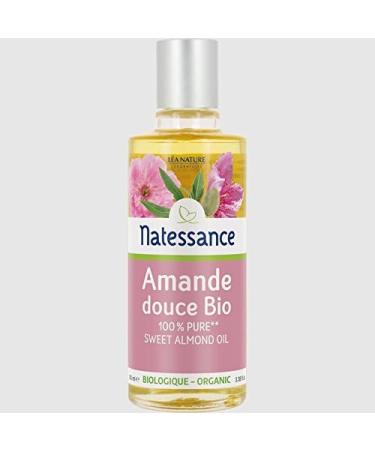 Natessance Organic Sweet Almond Oil 100ml - Buy Online on GoSupps.com