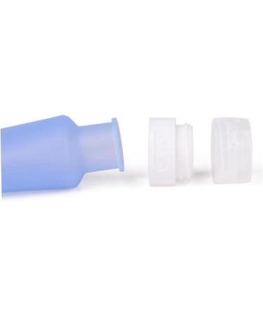 Housoutil 2pcs Shampoo Disposable Containers Silicone Press Bottle Empty Bottle Travel Filling Bluex2pcs Size 1x2pcs - Buy Online on GoSupps.com