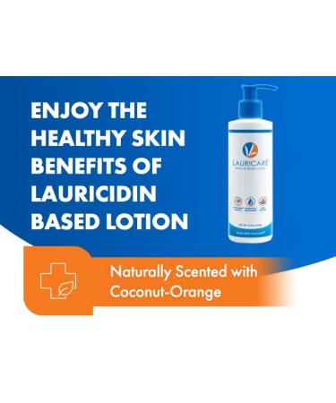 Natural Body Lotion with Lauricidin - Hydrating Formula for Dry Skin | International Shipping Available - Buy Online on GoSupps.com