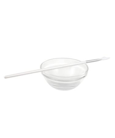 Healeved 1 Set Beauty Brush Facial Bowl DIY Bowl Applicator Mud Applicator Beauty Brush Mixing Bowl Skin Treatment Brush Sleeping Brush