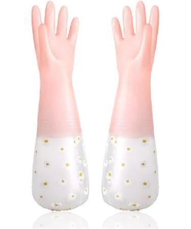 kzxbty 3 Pairs Dishwashing Cleaning Gloves Reusable Rubber Gloves Non-Slip Laundry Kitchen Gardening Household Gloves Easy to Use 50CM - Buy Online on GoSupps.com