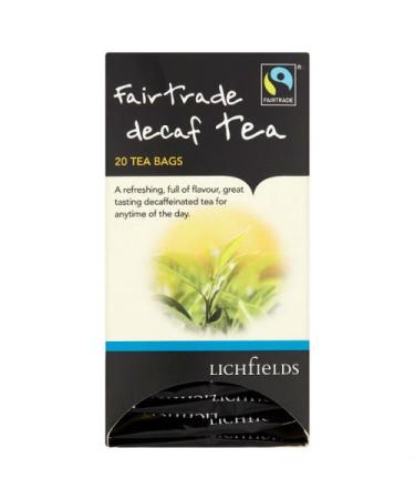 Lichfields Lichfields Fairtrade Decaffeinated Tea Bags 6 Pack 40g
