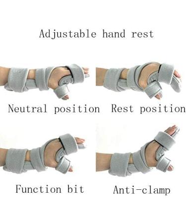 Resting Hand Splint Night Wrist Thumb Immobilizer Support (Left) Finger Orthotics Soft Functional Resting Hand Splint for Flexion Contractures Comfortably Stretch. - Buy Online on GoSupps.com