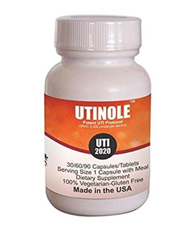 Vitalee Nanomed Utinole UTI- Urinary Tract Infection Fast-Acting Detoxifying Strength (60 Capsule)