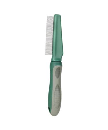 UKCOCO Peigne pour Chien et Chaton Peigne de Toilettage Dents Fines D m lant et Compact avec Manche M tal