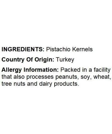 NUTS U.S. - Turkish ANTEP Pistachio Kernels 2 LB - Raw Unsalted No Shell - Buy Online on GoSupps.com