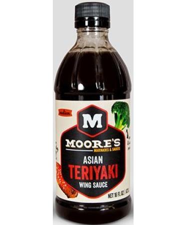 Moore's Asian Teriyaki Wing Sauce 16 oz (Pack of 2)