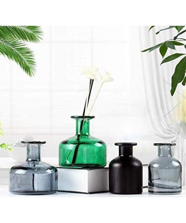 Ericotry 200ml Refillable Blue Glass Diffuser Bottles - Aromatherapy Container for Essential Oils & DIY Crafts - Buy Online on GoSupps.com
