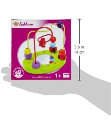 Eichhorn Motor Skills Loop with Mirror | 2 Loops & Various Elements | 9x14x14cm - International Shipping Available - Buy Online on GoSupps.com