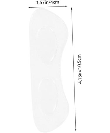 Mobestech Women's High Heel Cushions 6 Pairs Transparent Gel Heel Pads & Stickers for Ultimate Comfort | Perfect Anti-Slip Foot Support - Buy Online on GoSupps.com