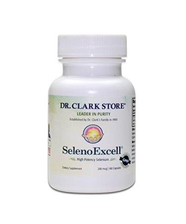 Dr. Clark SelenoExcell Selenium Supplement, 200mcg, 100 Capsules
