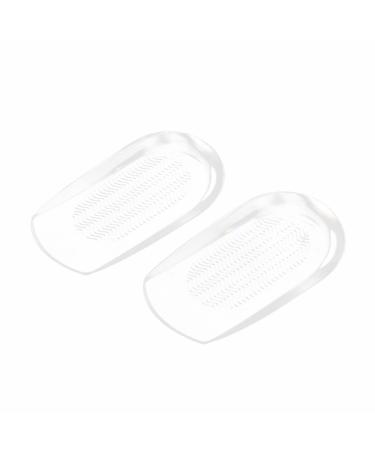 PLAFOPE Anti-Slip Heel Protectors Half Insoles Heel Pad Gel Men and Women Invisible Transprent High Heel Cups Heel Cups Foot Sore Heel Cusion Foot Care Insoles Heel Lifting Shoe Pad As Shown S