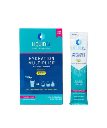 Liquid IV Hydration Powder Passion Fruit 6oz - Fast Hydration Boost - Buy Online on GoSupps.com
