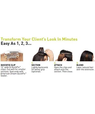 American Dream Clip in Extension Human Hair Dark Purple 18-Inch - Buy Online on GoSupps.com