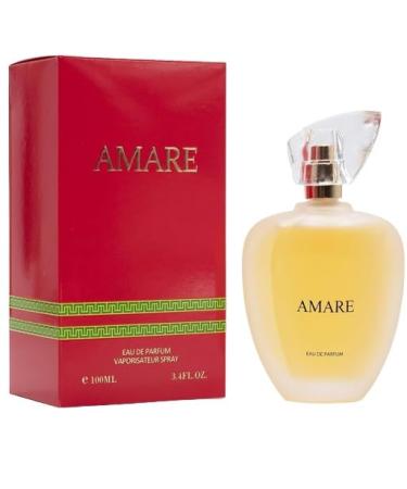 AMARE EAU DE PARFUM POUR FEMME 3.4 FL. OZ Floral fragrance for women.