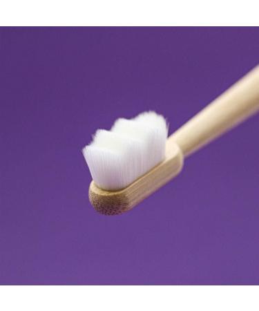 Toni Fresh Travel Set - Eco-Friendly Bamboo Toothbrush (White) | International Shipping Available - Buy Online on GoSupps.com