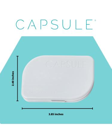 Dental Mouthguard Container | Orthodontic Retainer Case for Clear Aligners | Rattle-Free, Slim Design | Household & Travel Friendly | 1 Pack - Buy Online on GoSupps.com