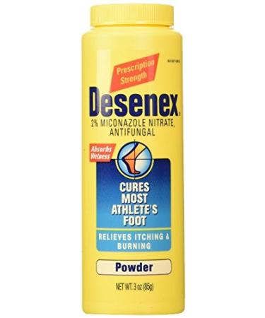 Desenex Antifungal Powder Cures Most Athletes Foot 3 oz. (3-Pack)