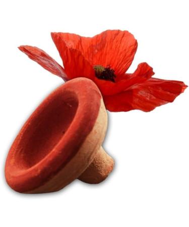 Aker Fassi Maroc Moroccan Lipstick & Blush - Natural Cosmetics, Poppy Petals & Pomegranate, Easy Application, Quick Drying, Moroccan Heritage - Biodegradable and All-Natural