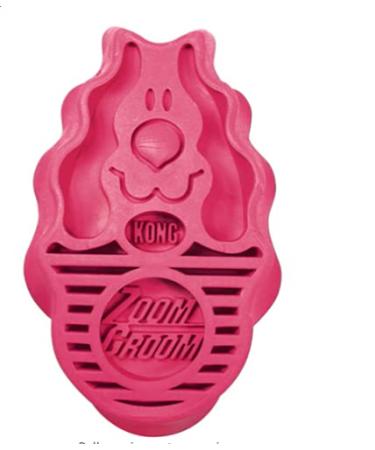 KONG Zoom Groom Multi-Use Dog Brush Pink
