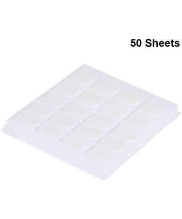 minkissy 150 Sheets False Nail Glue Stickers Manicure Accessories Nails Stickers Jelly Water Proof Labels False Nail Sticker Nail Art Stickers Art Glue Fake Nail Stickers Detachable White Whitex3pcs 6.2X6.2cmx3pcs - Buy Online on GoSupps.com
