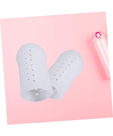 Unomor Silicone Gel High Heel Protectors - 6 Pairs/12pcs, Latex Toe Protector, Anti-Friction Toe Cover, White 4.5X2.1 cm - Buy Online on GoSupps.com