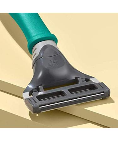 Harry's Tropical Green Razor with x10 Cartridge Heads - 5 Bladed for Smooth Shave - Buy Online on GoSupps.com