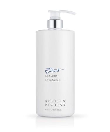 Kerstin Florian Satin Lotion | Lightweight Body Moisturizer with Aloe & Jojoba Oil | Soothes Dry Skin | 32 fl oz 32 Fl Oz (Pack of 1)