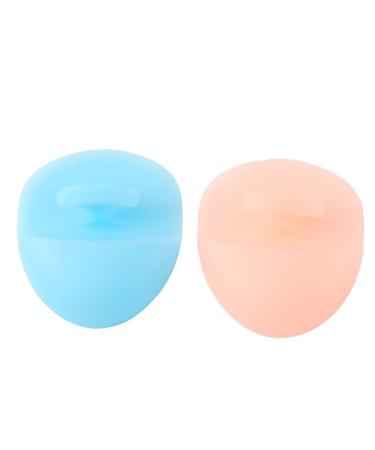 Milisten Soft Silicone Facial Cleansing Brush for Sensitive Dry Skin 2 Pack