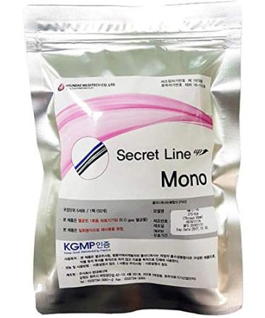 Secret Line PDO Thread Lift for Face/Whole Body/Mono No Cog Type/50Pcs(1Pack)/Made in S.Korea(1Pack)/Made in S.Korea (25G60mm)