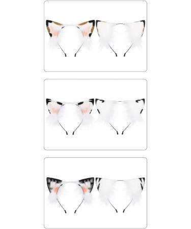 TQUXNGA Animal Cosplay Costumes Faux Furs Cat Foxes Wolf Furry Tail and Ears Headband for Halloween Party Costume Accessories Calico cat suit - Buy Online on GoSupps.com