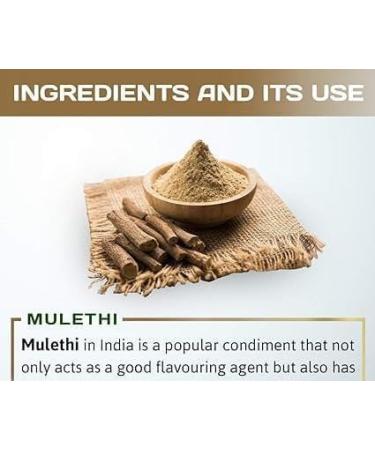 Generic Mulethi (Licorice) Powder For Face Skin Hair Care - 200 Grams 7.06 Ounce (Pack of 1) - Buy Online on GoSupps.com