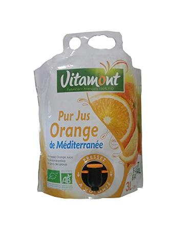 Vitamont - Pure Organic Mediterranean Orange Juice - 3 L - Unit