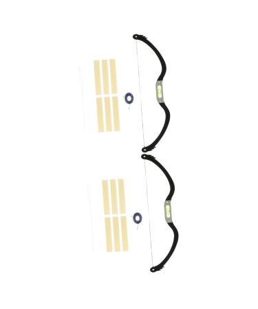 Beavorty 2pcs bow eyebrow ruler metal dies microblading caliper eyebrow measurement tool drawing tool make up