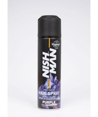 Nish Man Temporary Hair Colour - Nishman Unisex Pro Mech Hair Styling Colour Spray - ultimate coloured hair spray wash out kids & adults (Gold) - Buy Online on GoSupps.com