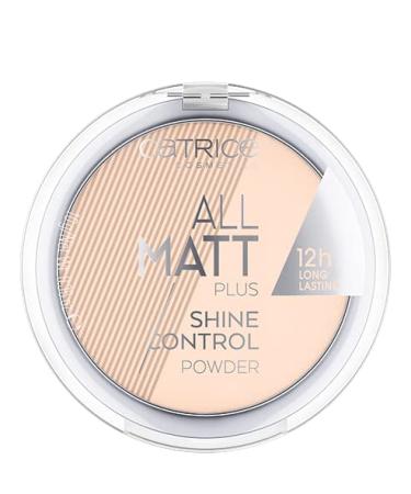 Catrice All Matt Plus Shine Control Powder - No. 010 Nude Long-lasting & Vegan - 3x10g | Oil-Free & Paraben-Free for Dry Skin - Buy Online on GoSupps.com