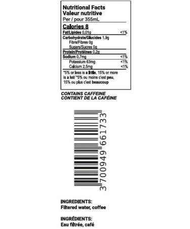 Norse Brew Nitro Cold Brew Coffee Black Coffee Single Origin Brewed in Canada 355ml can x 12-Pack - Buy Online on GoSupps.com