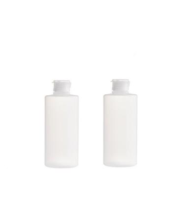 2 pieces 200 ml clear empty trip soft flip cap pipe plastic squeezable travel containers for facial cleaner shampoo conditioner shower lotion toilet items