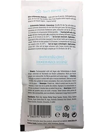 Bilou Swimming Salt Fruity Paradise 80g | Refreshing Bath Soak for a Tropical Experience | International Shipping Available - Buy Online on GoSupps.com