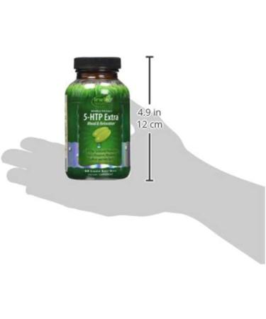 Irwin Naturals 5-HTP Extra Double Potency Mood & Relaxation Soft Gels Bundle with Pill Case - Buy Online on GoSupps.com