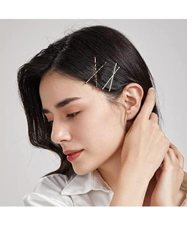 Dofash Bobby Pins Hair Pins Steel Hair Clips 3.5 cm / 1.38 Inch Hair Accessories Metal Pins for Women (Black) - Buy Online on GoSupps.com