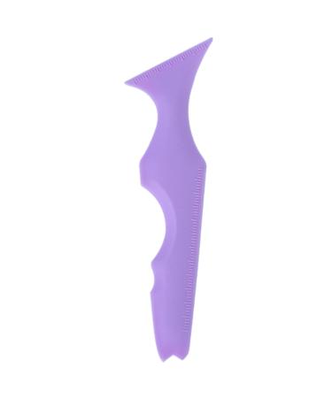 BIUDECO Silicone Beauty Ruler Travel Duct Tape Eye Applicator Guide Lash Supplies Pads Auxiliary Abundance 1 count (Pack of 1) Violet
