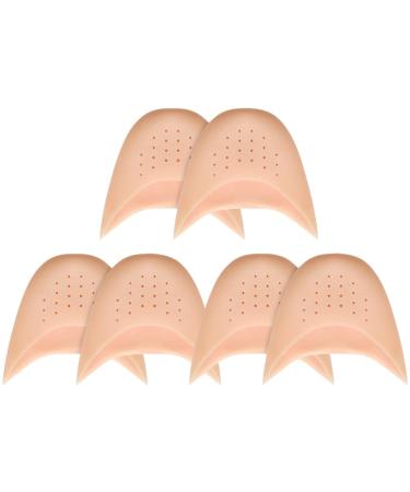 Healeved Pointe Shoes 6Pcs Toe Filler Inserts Soft Shoe Filler Heel Grip Liner Reusable Toe Plug Pads Toe Protectors Sleeves for Improving Shoe Fit Heel Blister Unisex Shoe Crease Protector
